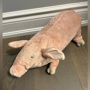 Large pink kids piggy plush toy brand new retail $94